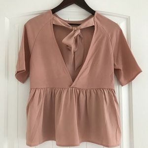 Petite Peplum Top